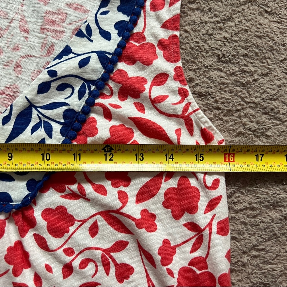 Boden Tarifa Floral Shift Jersey Cotton Preppy Beach Minimalist Dress Size 6 - Picture 5 of 7